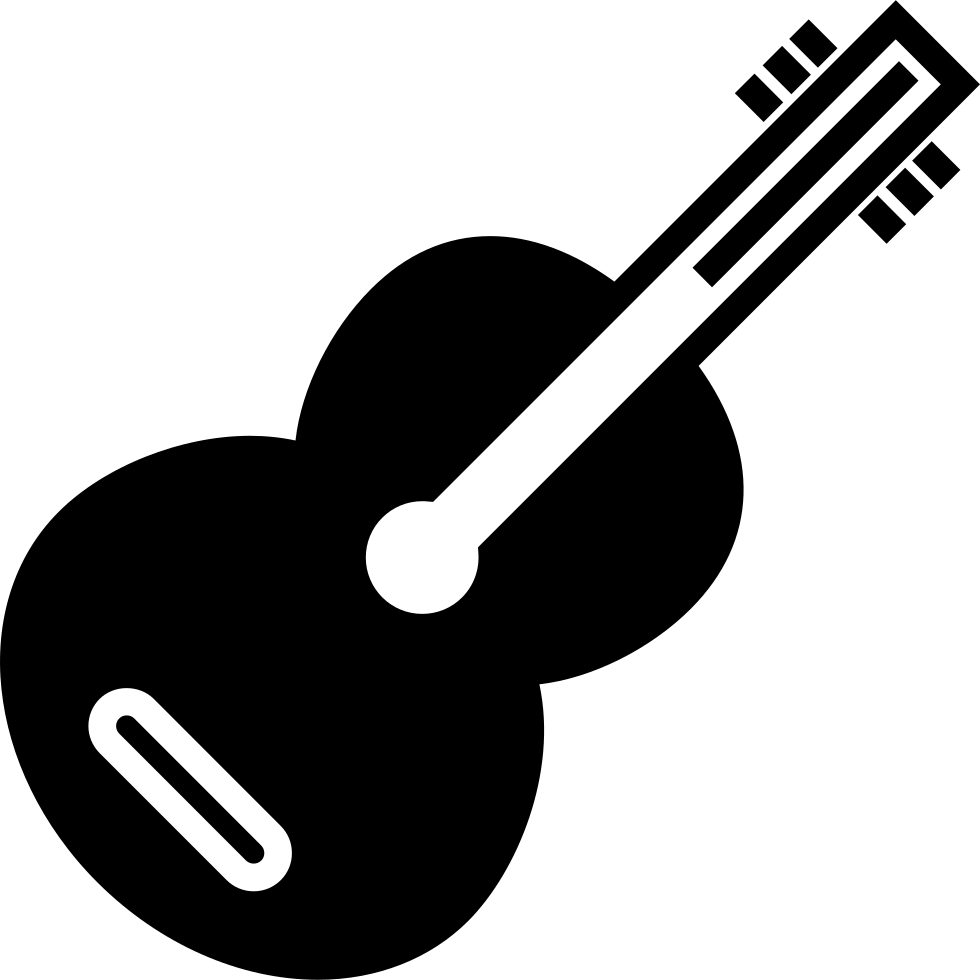 Acoustic Guitar Comments - Guitar Vector Svg Clipart (980x980), Png Download