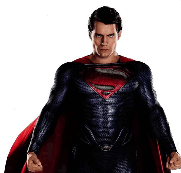Superman Looking At You - Real Superman Png Clipart (620x594), Png Download
