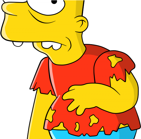 Bart Simpson Png Transparent Images - Simpsons Png Clipart (640x480), Png Download
