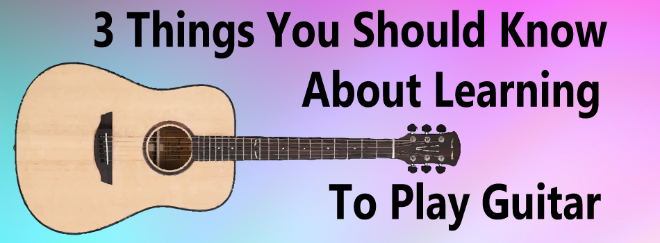 3 Things You Should Know About Learning To Play Guitar - Acoustic Guitar Clipart (950x350), Png Download