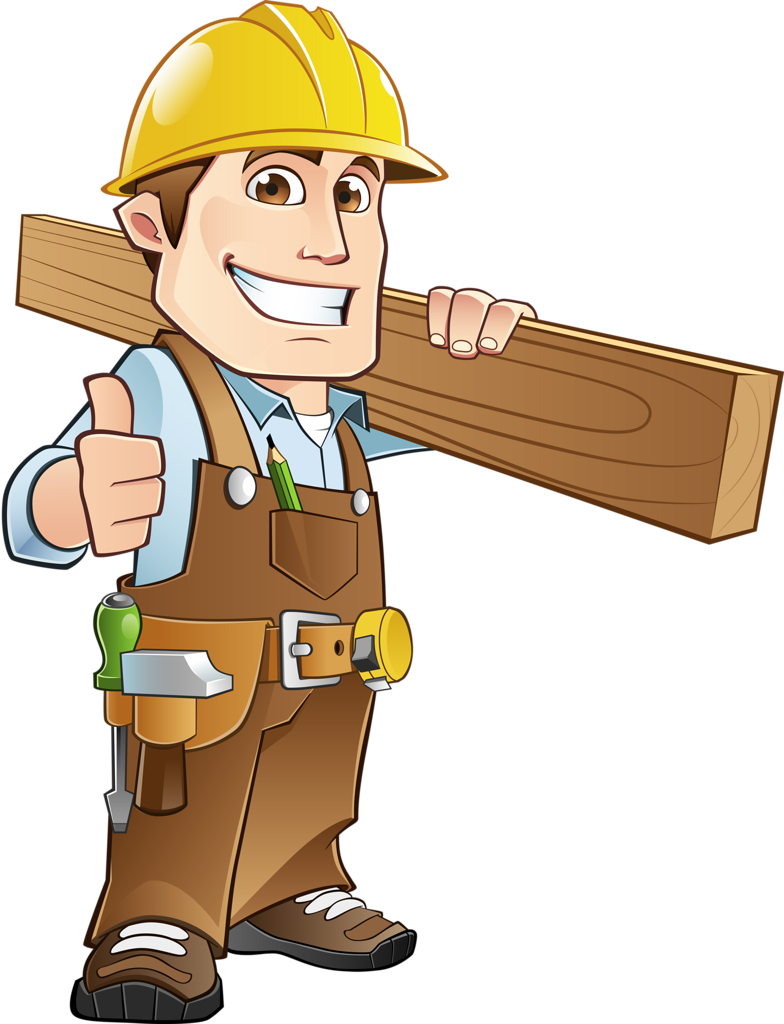 Profissões E Ofícios - Carpenter Clipart - Png Download (784x1024), Png Download