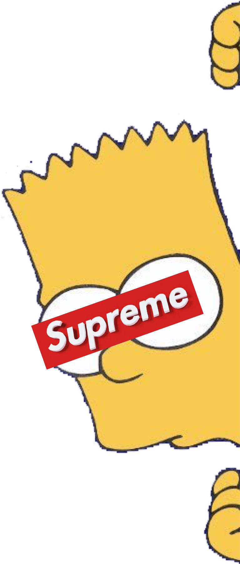 supreme logo simpsons