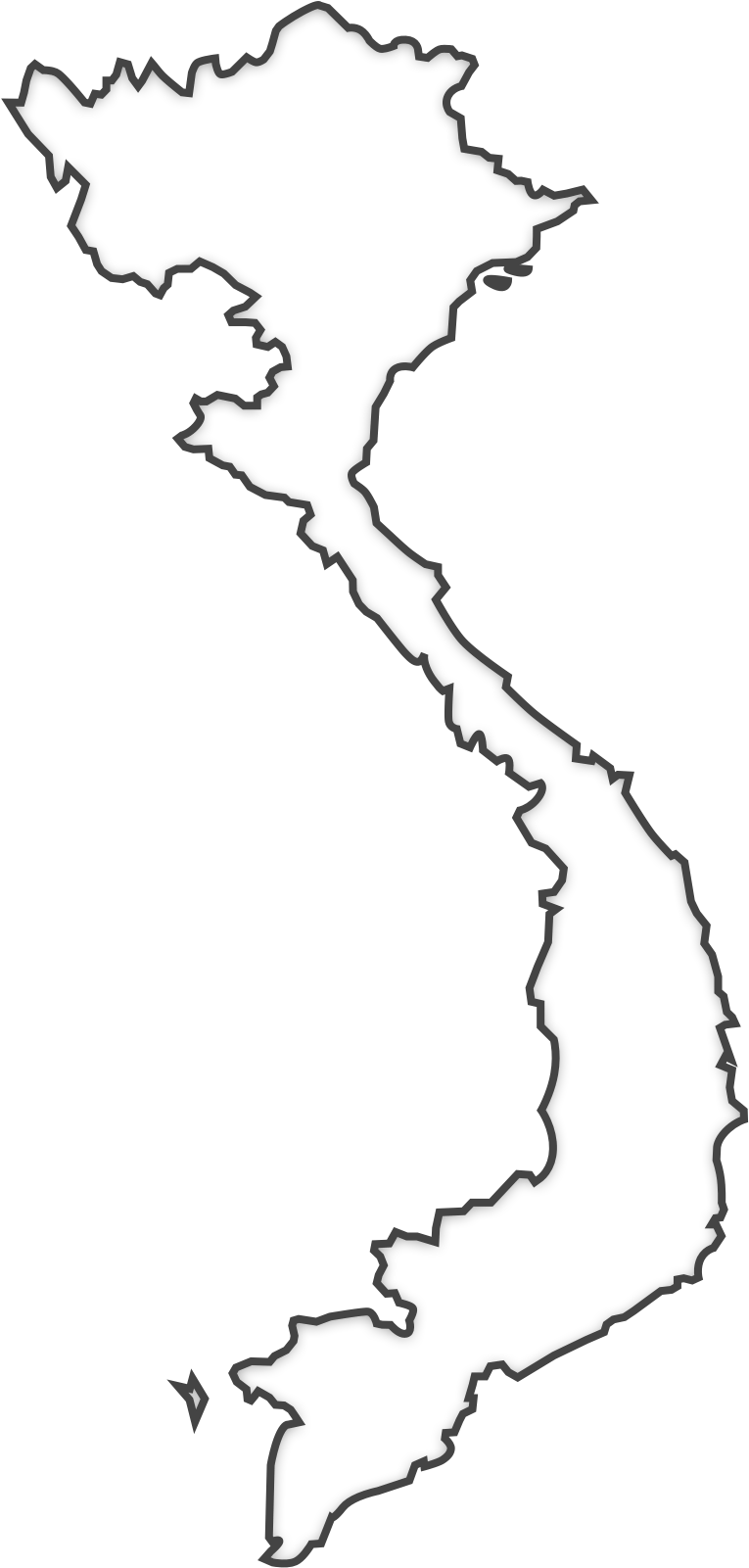 Vietnam Png Pluspng - Line Art Clipart (2400x1800), Png Download
