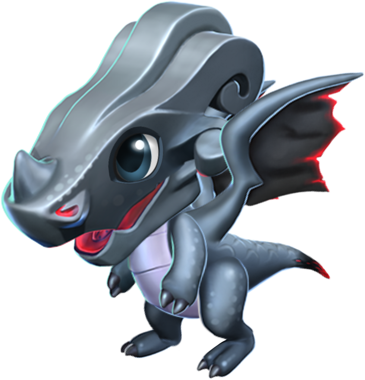 Smoke Dragon Baby - Dragon Mania Legends Metales Clipart (1211x1261), Png Download