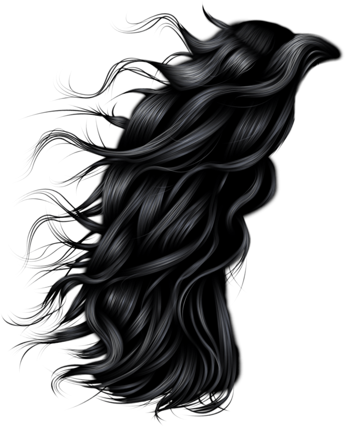 Woman Hair Illustration Png Clipart (900x1032), Png Download