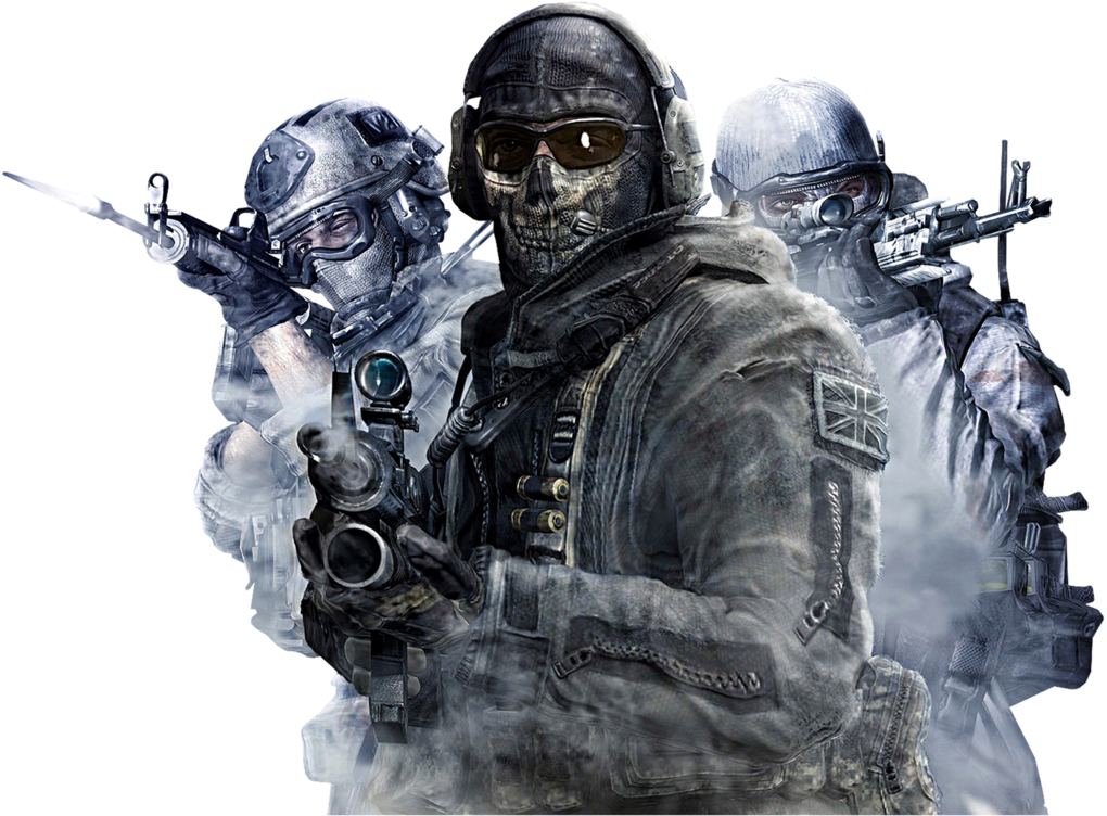 Cod Modern Warfare Clipart (1020x752), Png Download