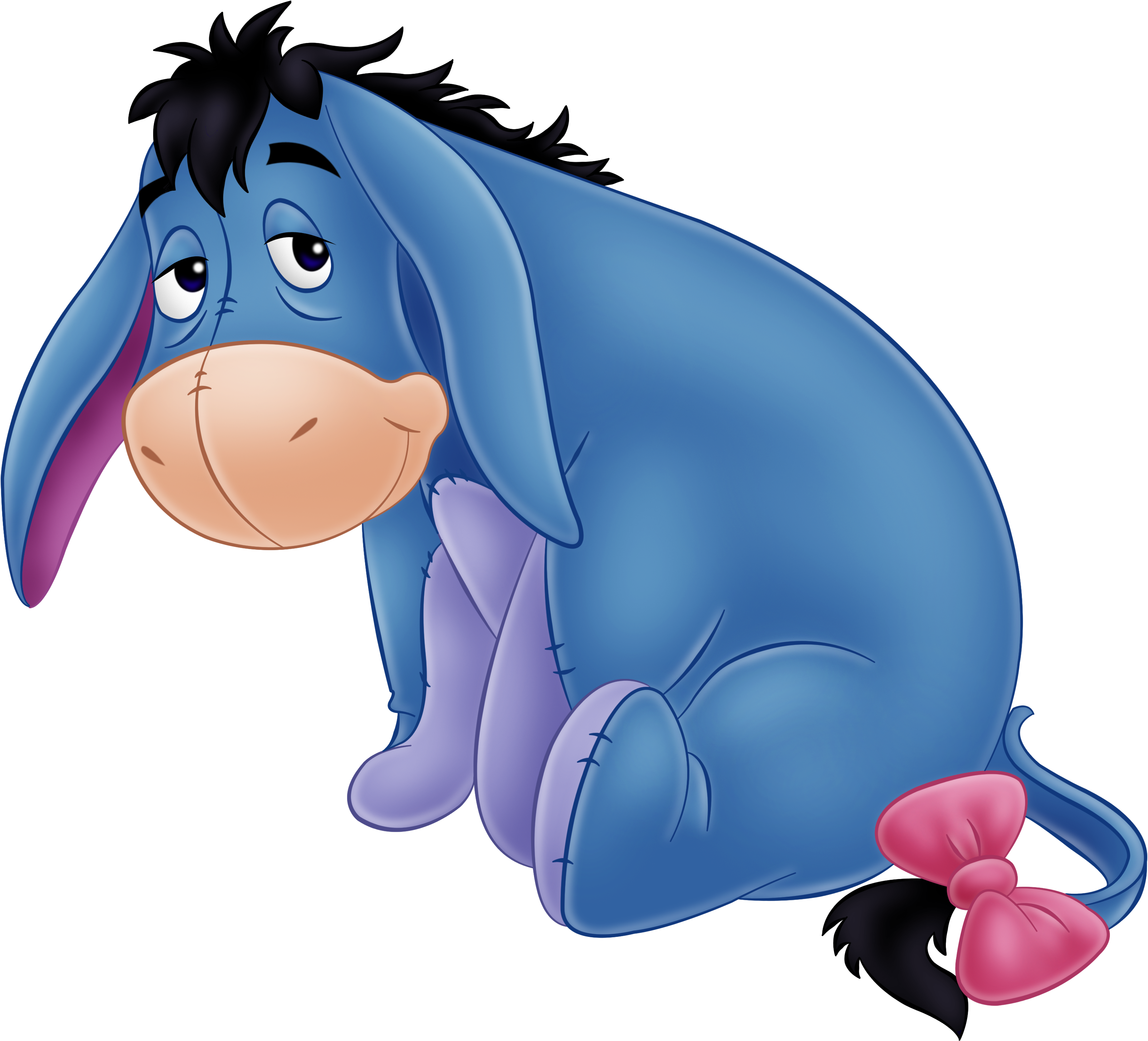 Eeyore Free Png Clip Art Image - Transparent Eeyore Png (3262x2989), Png Download