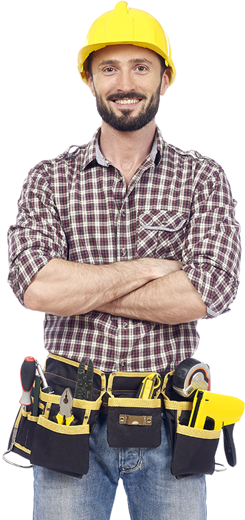 Video - Man With Tools Clipart (400x784), Png Download
