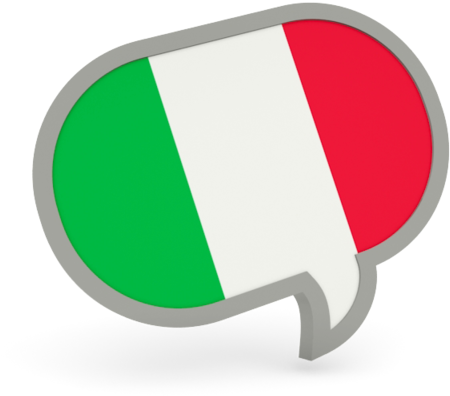 Illustration Of Flag Of Italy - Italian Flag Speech Bubble Clipart (640x480), Png Download