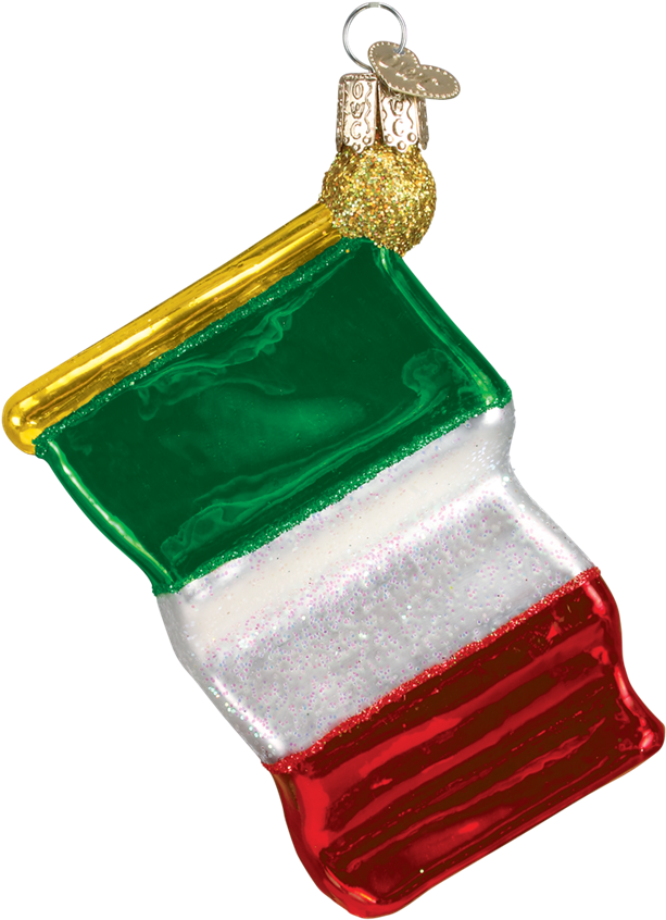 Old World Christmas Italian Flag Ornament - Italian Christmas Ornaments