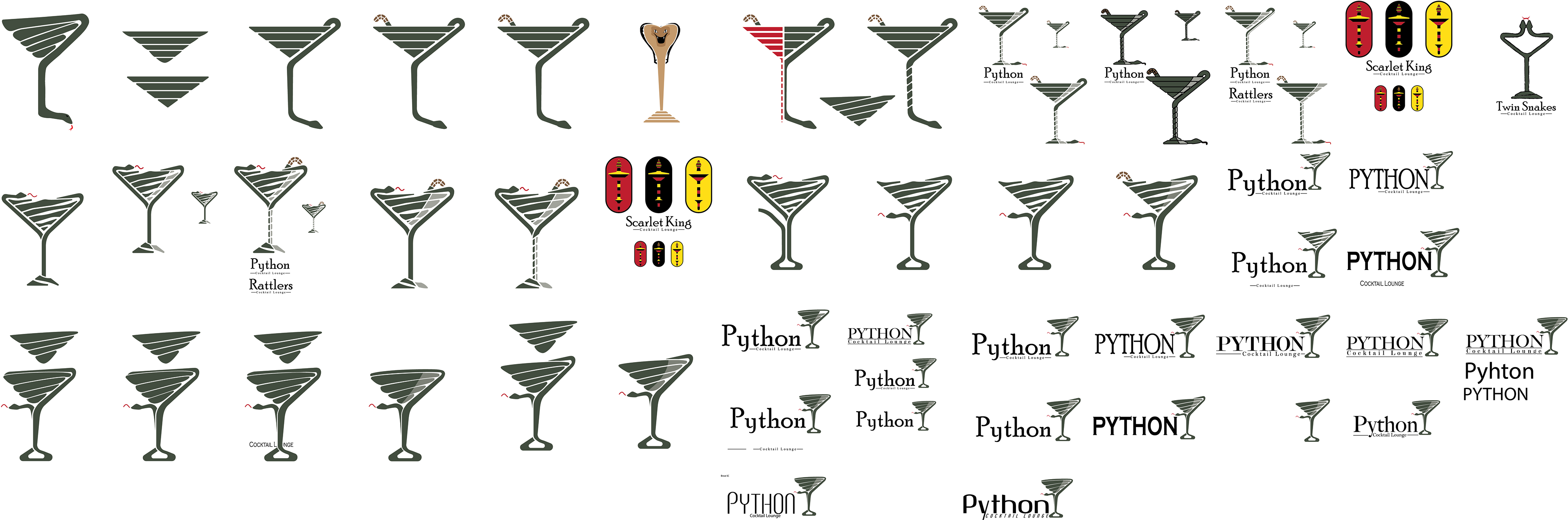 Python - Martini Glass Clipart (3840x1286), Png Download