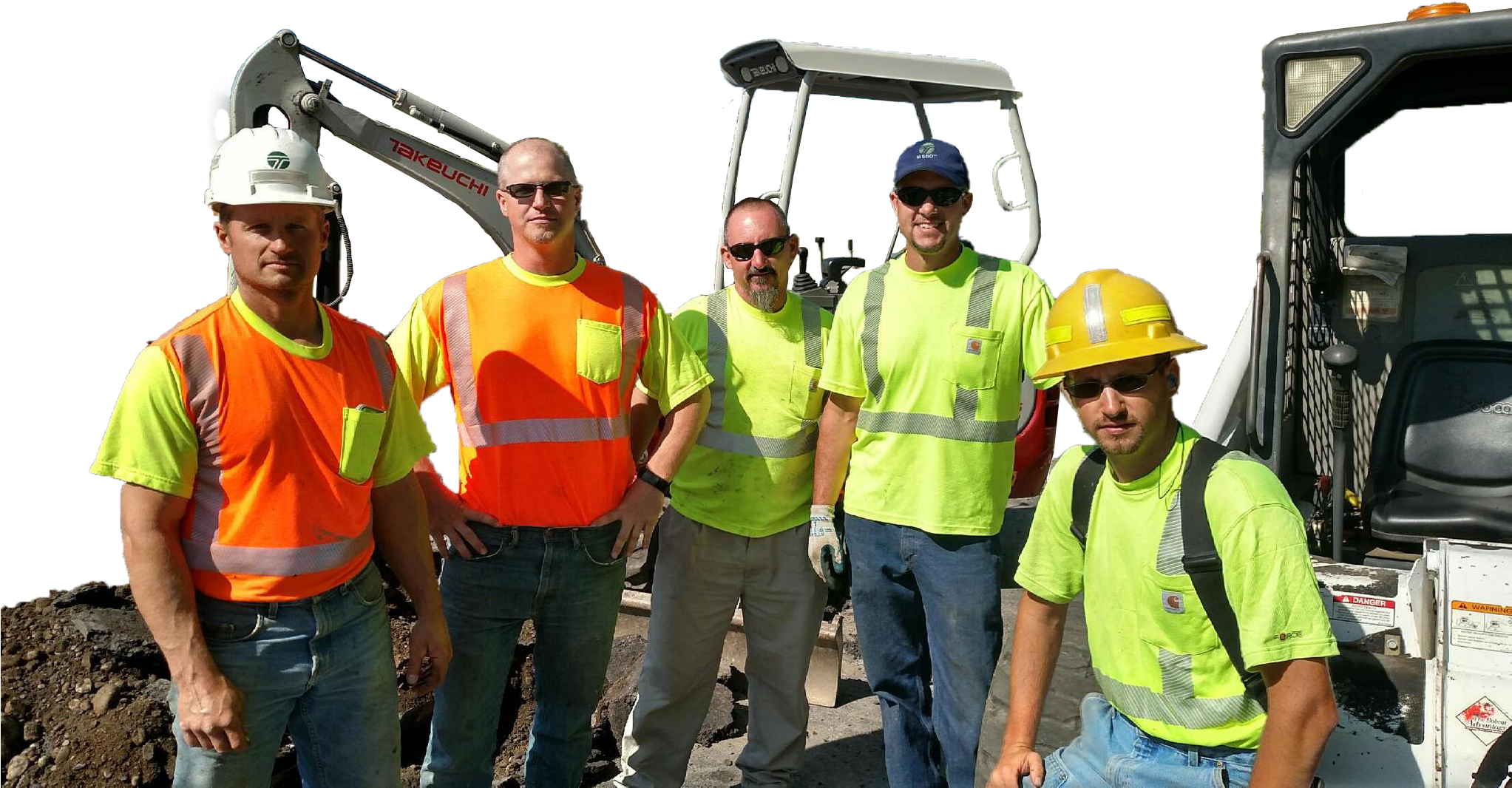 Dot Equipment Techs - Construction Worker Clipart (2044x1150), Png Download