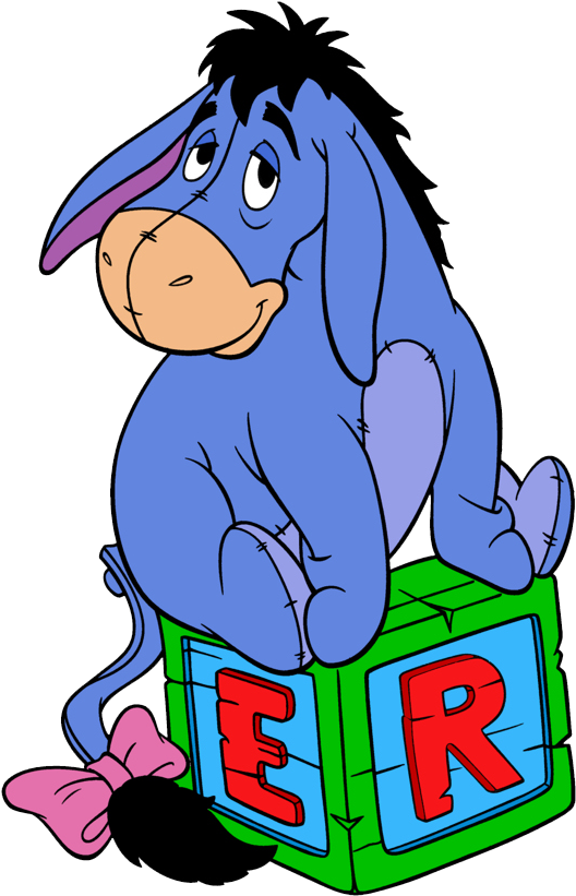 Eeyore Clipart Eight Hundred And Thirty Pixels Is Theprecise - Winnie The Pooh E Eyore - Png Download (568x830), Png Download