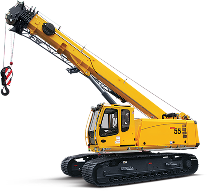 Crane Crawler - 15 Ton Crawler Crane Clipart (1000x702), Png Download