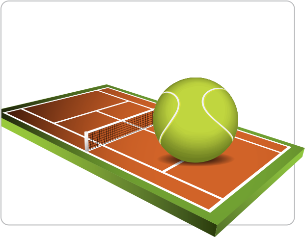 Campo Tennis Png Clipart (624x504), Png Download