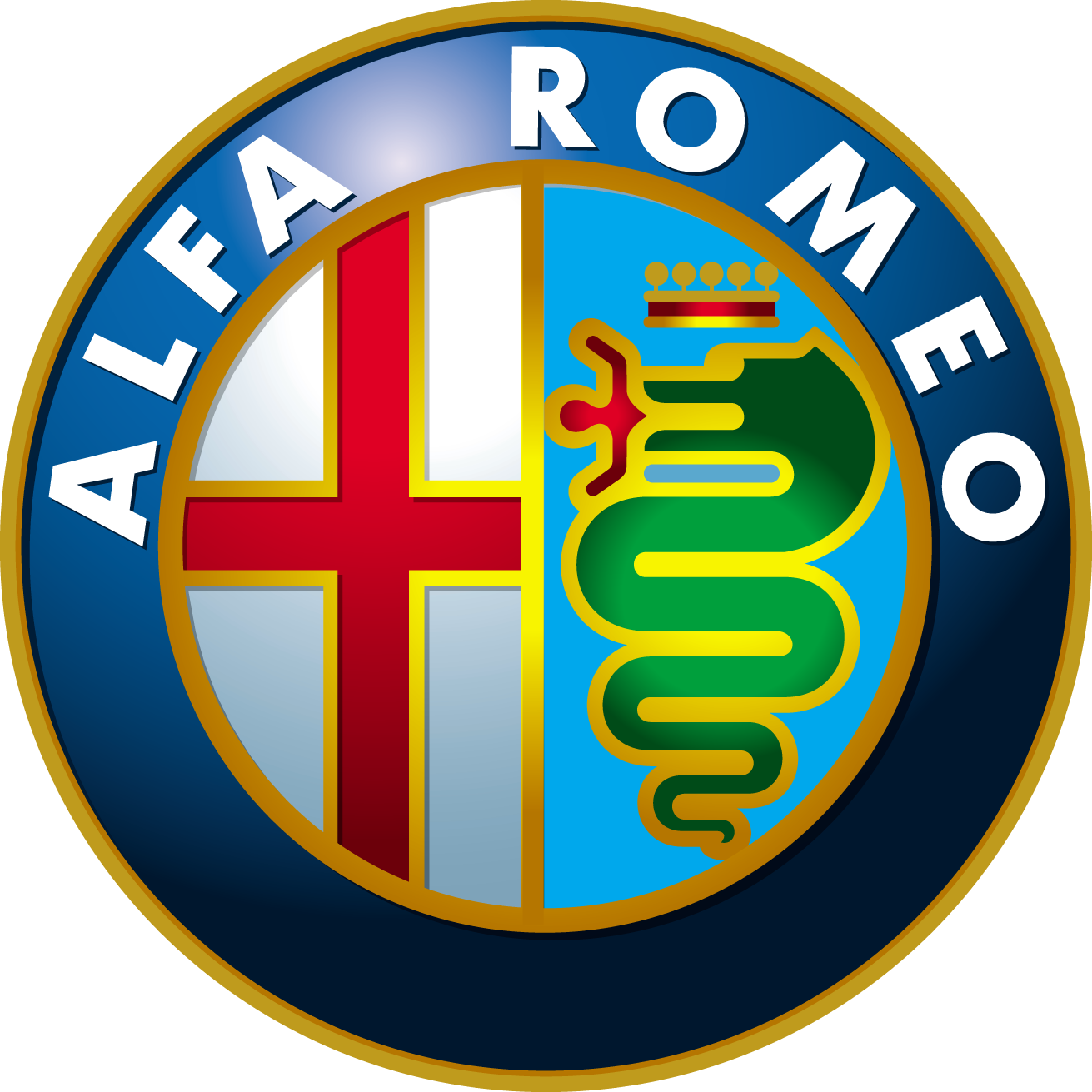 Cars Logo Brands Icon Png - Alfa Romeo Logo Png Clipart (1311x1311), Png Download