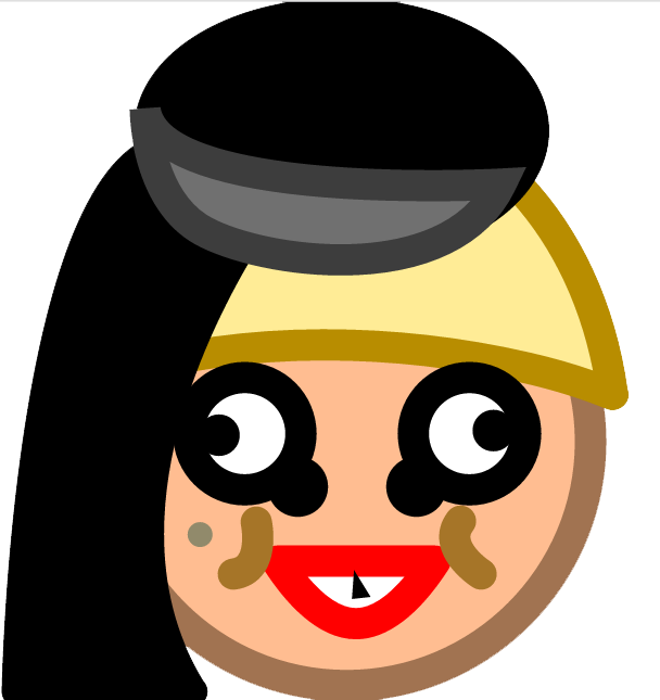 Lady Gaga Clipart Png - Lady Gaga Emoji With Transparent Background (608x645), Png Download