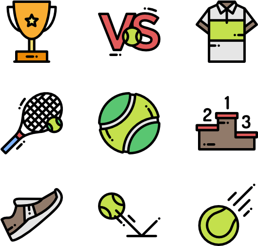 Tennis Clipart (600x564), Png Download