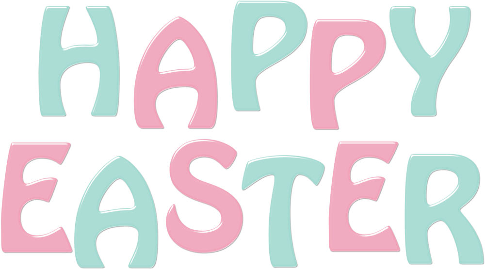 Happy Easter Png Pic - Colorfulness Clipart (1000x555), Png Download