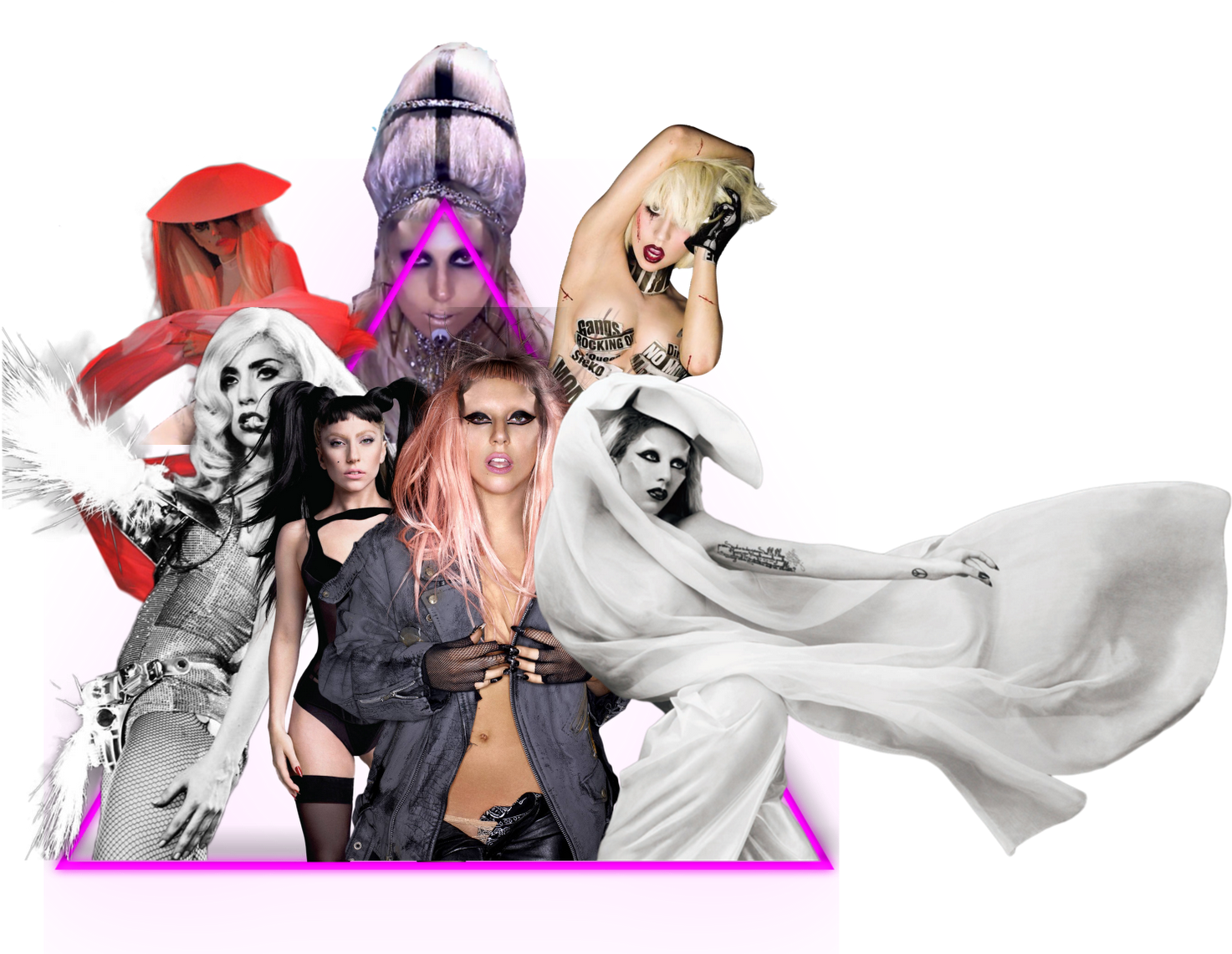 Lady Gaga Transparent Pack (part 3) - Lady Gaga Born This Way Png Clipart (1600x1140), Png Download