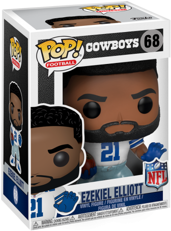 Ezekiel Elliott - Ezekiel Elliott Funko Pop Clipart (560x560), Png Download