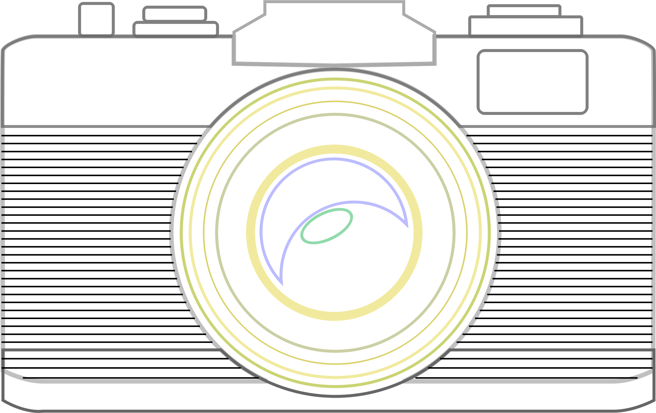 This Free Icons Png Design Of Camera Vintage Lineart Clipart (2216x1398), Png Download