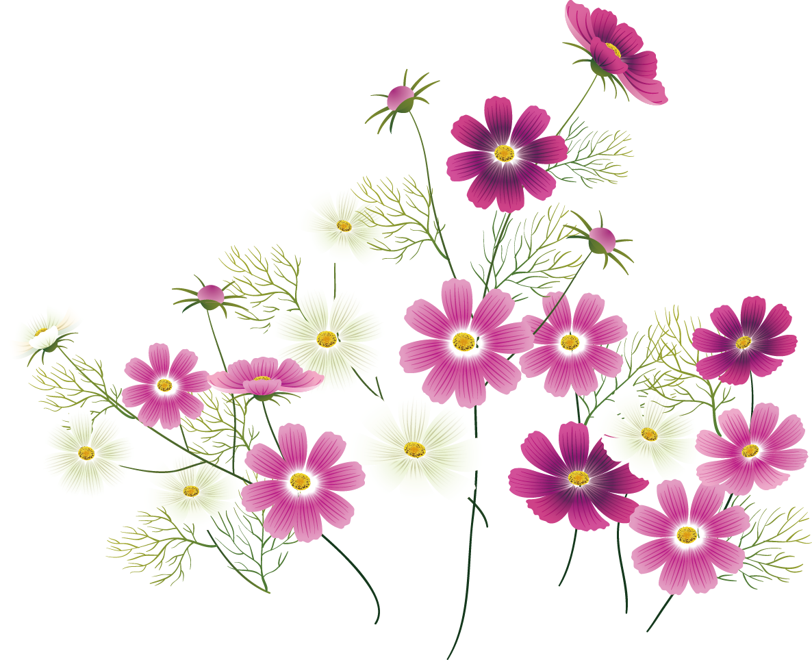 Svg Freeuse Stock Clip Art Decorative Motifs Wedding - Png Corner Flower Transparent Png (1186x964), Png Download