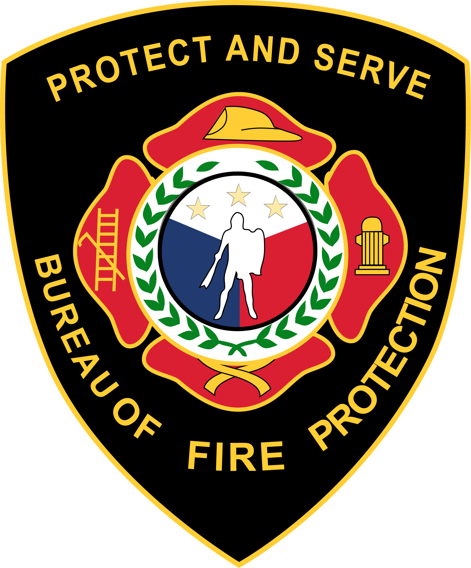 Bureau Of Fire Protection Logo Png - Bureau Of Fire Protection Logo Philippines Clipart (1905x2298), Png Download