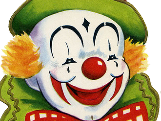 Joker Clipart Smiley Face - Happy Birthday Clown Card - Png Download (640x480), Png Download