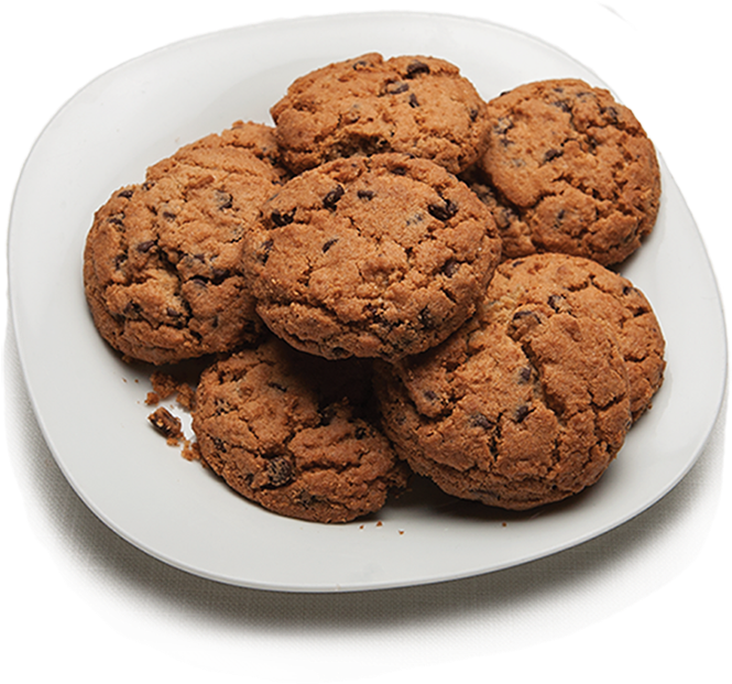 4 - Chocolate Chip Cookie Clipart (680x704), Png Download