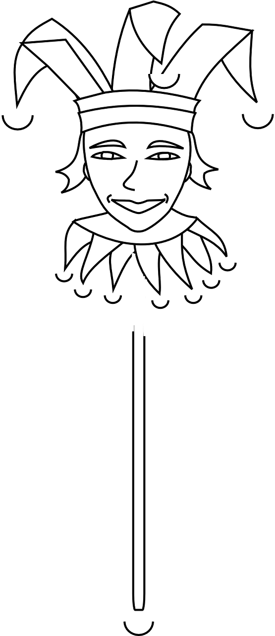 Clown Clipart (500x1000), Png Download