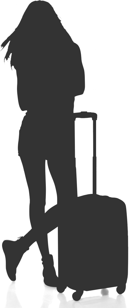 Girl - Travel Girl Icon Png Clipart (508x1174), Png Download