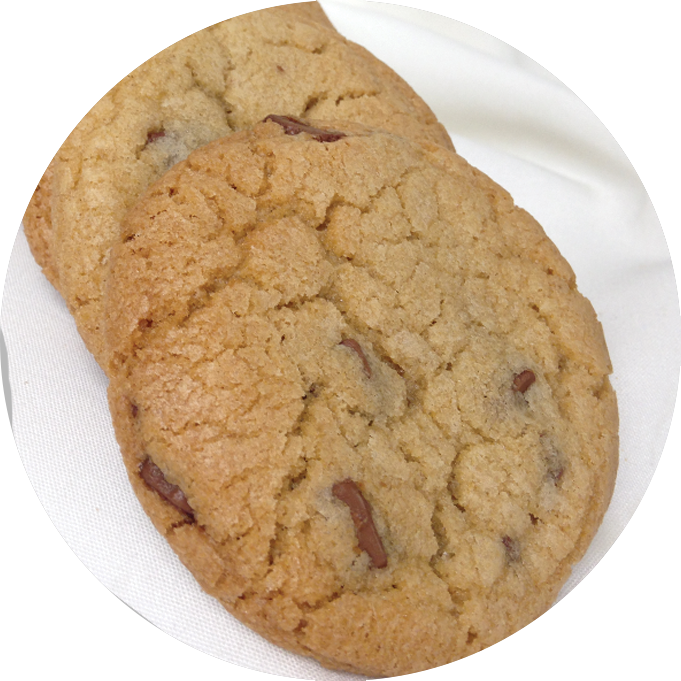 Chocolate Chip Cookies - Peanut Butter Cookie Clipart (681x681), Png Download
