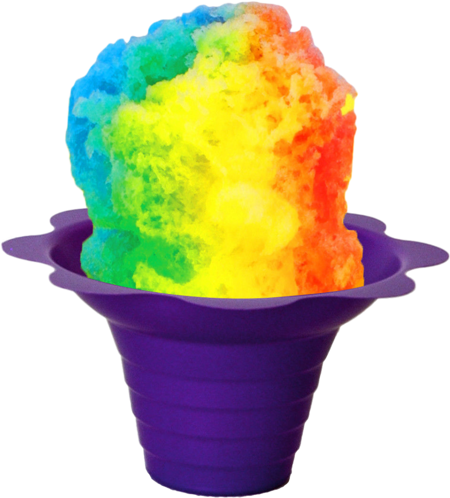 Extra, Ready To Pour Grape Syrup For Snow Cones - Shaved Ice Flower Cup Clipart (1115x1200), Png Download