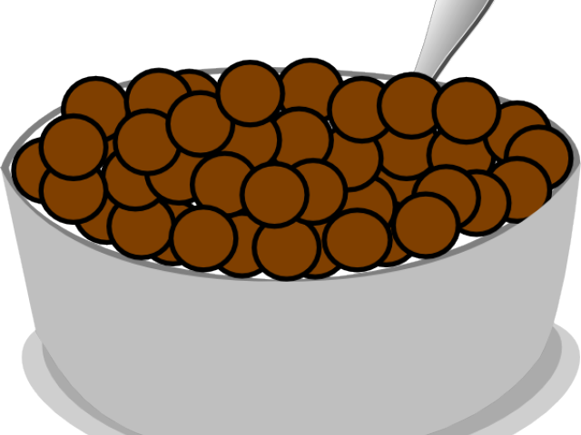 Cereal Bowl Clipart - Transparent Cereal Bowl Png (640x480), Png Download