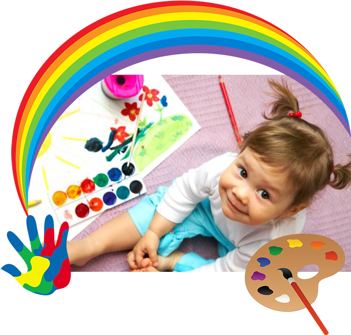 Art Pre-school Girl - Paint Palette Clip Art - Png Download (700x700), Png Download