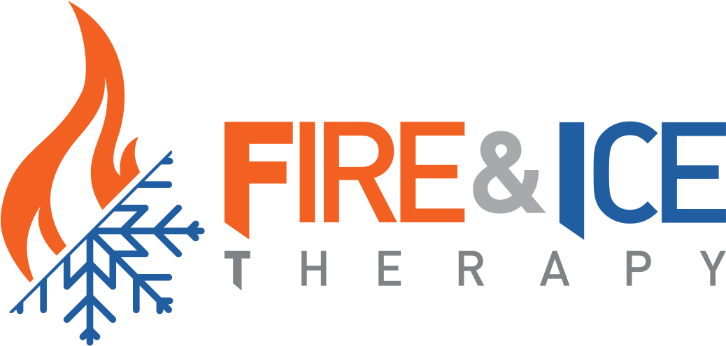 Fire & Ice Therapy - Graphic Design Clipart (1049x510), Png Download