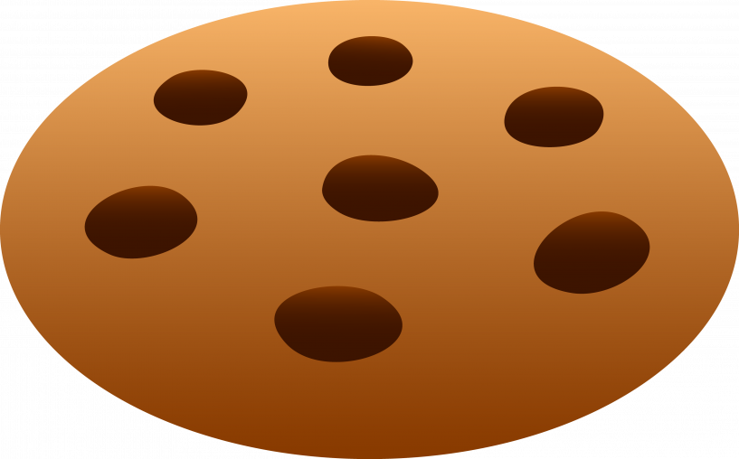 Jpg Transparent Free Jokingart Com - Cookie Chocolate Chips Clipart - Png Download (817x508), Png Download
