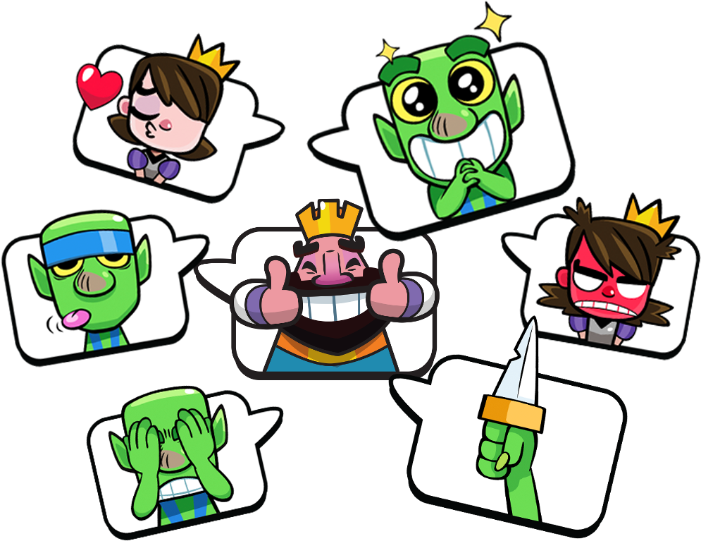 1059 X 846 31 - Clash Royale All Emotes Clipart (1059x846), Png Download