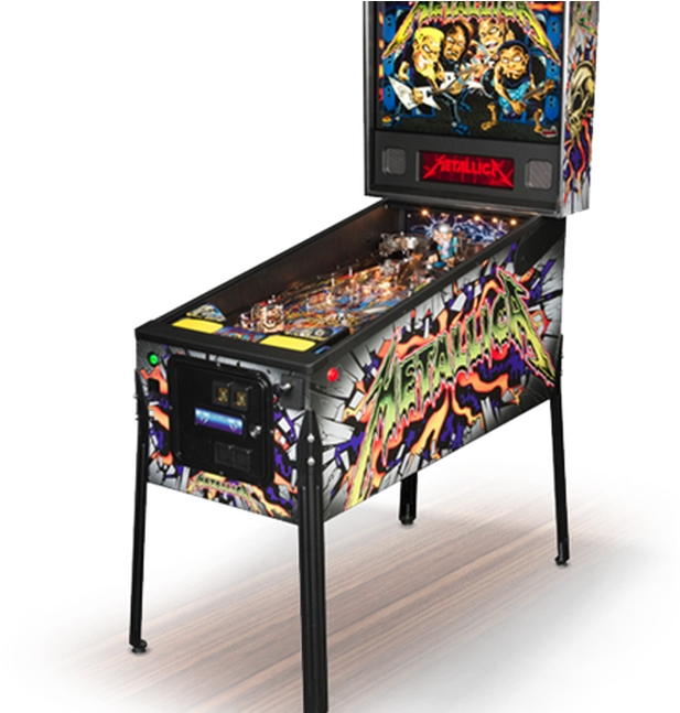 Metallica Pinball Machine Clipart (646x646), Png Download
