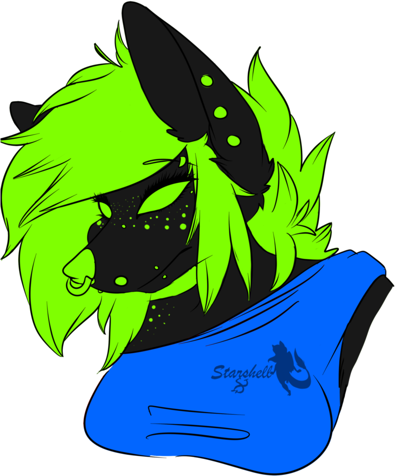 Toxic Furry By Xstarshellx Clipart (803x962), Png Download