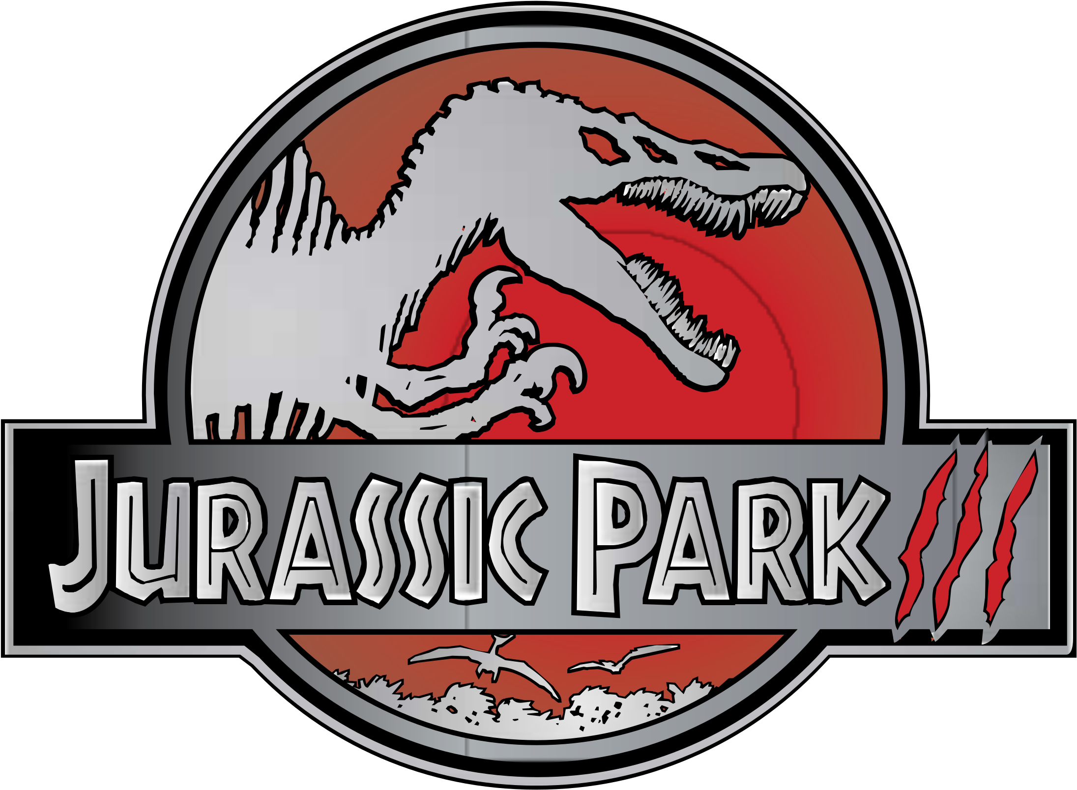 Jurassic Park Iii Logo Png Transparent - Jurassic Park 3 Logo Clipart (2400x2400), Png Download