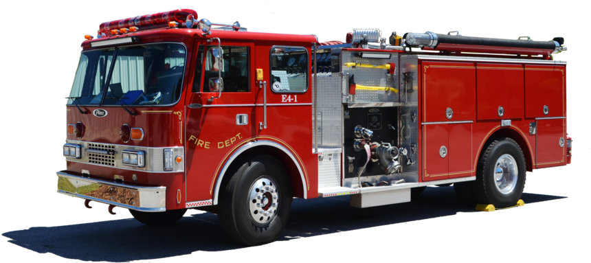 Fire Engine Png - Fire Truck Png Clipart (1098x727), Png Download