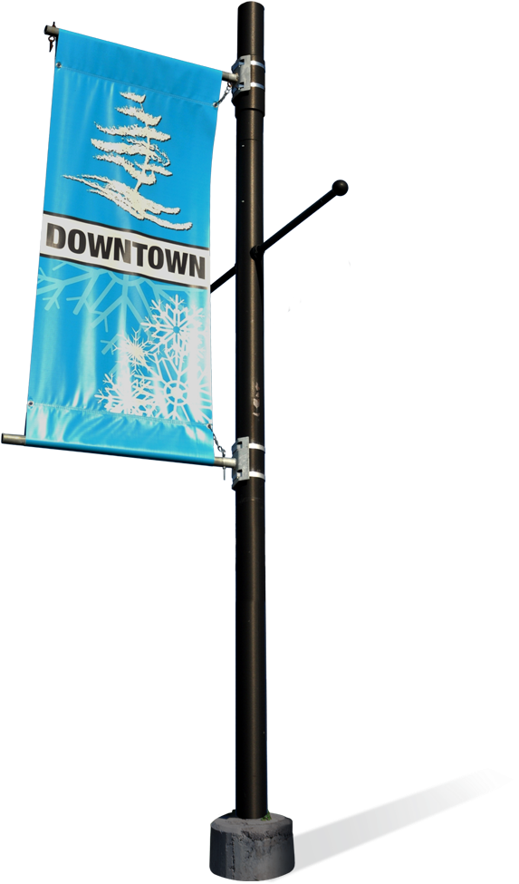 Pole Png - Banner Clipart (1024x1024), Png Download