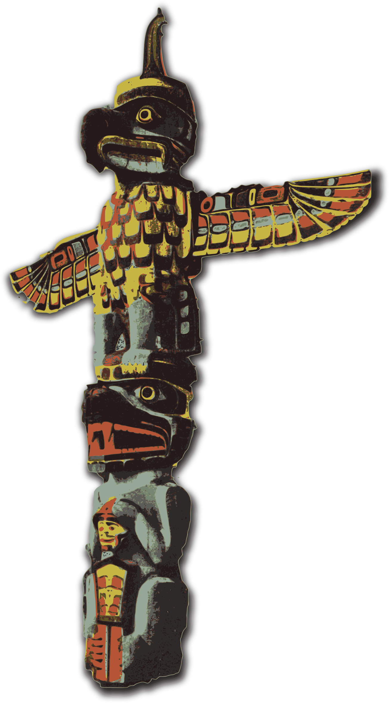 Big Image - Totem Png Clipart (1306x2358), Png Download