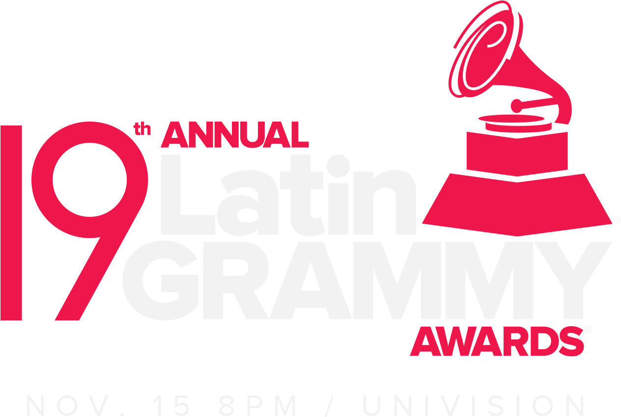 Hispanic Music Png - 2018 Latin Grammy Awards Clipart (1800x883), Png Download