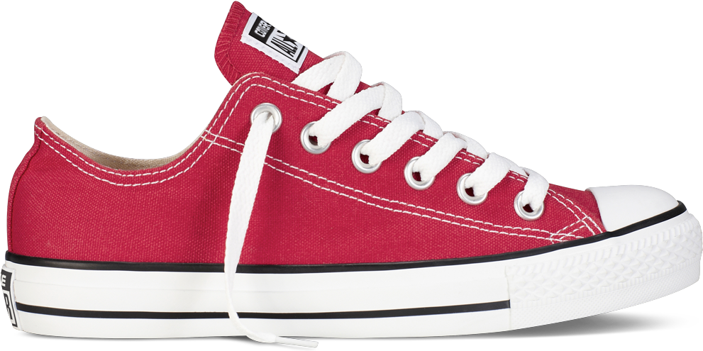 1000 X 1000 2 - Converse Female Low Top Red Shoes Clipart (1000x1000), Png Download
