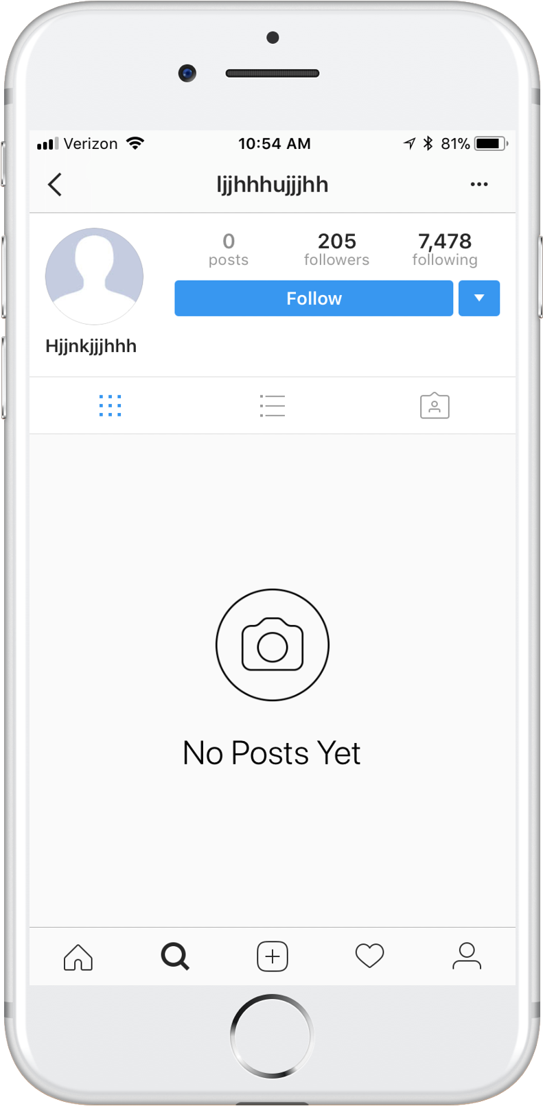 Fake Instagram Account - Iphone Clipart (2000x2000), Png Download