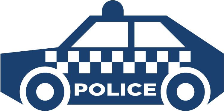 Police Car Icon Png - Police Clipart (821x825), Png Download