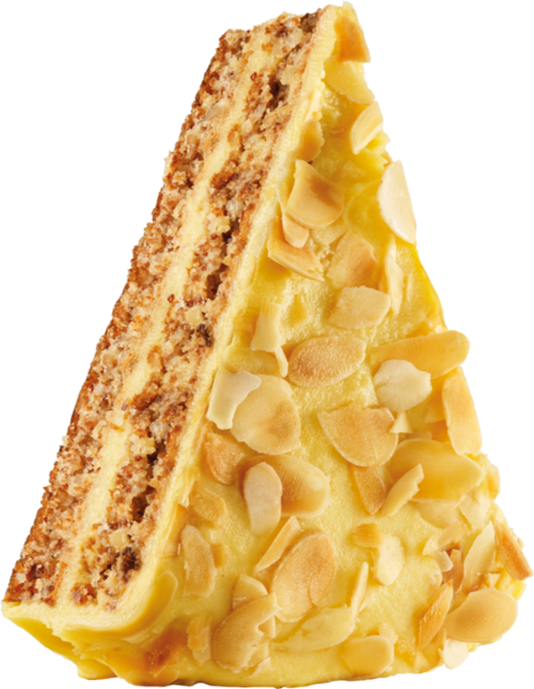 Almondy Mandeltårta Clipart (590x760), Png Download